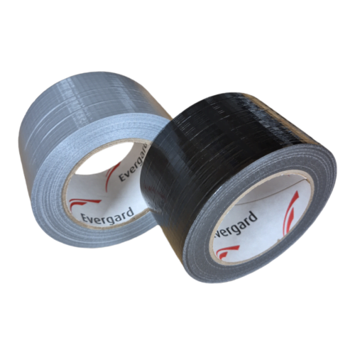 armert bygg tape sølv og svart 72mm