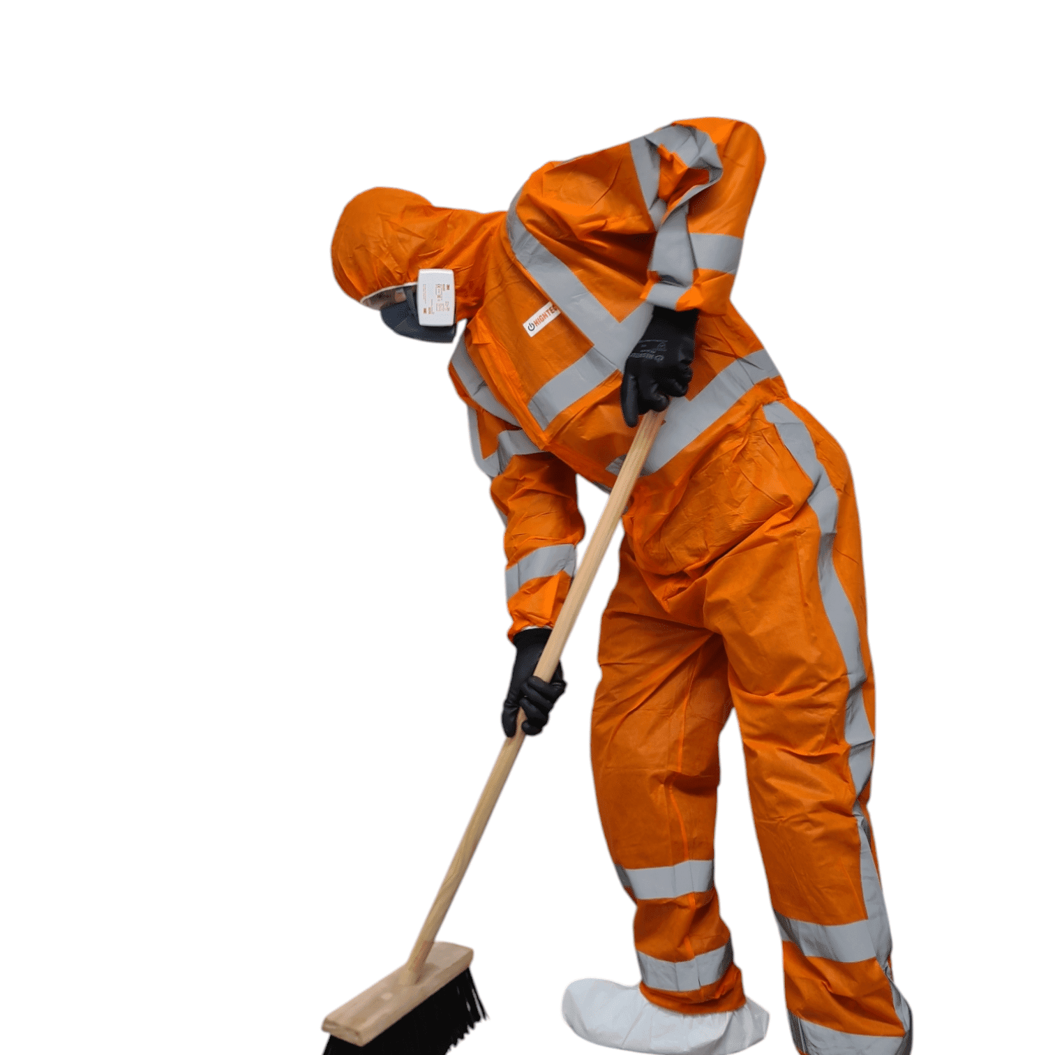 Hightec støcdrakt oransje med refleks