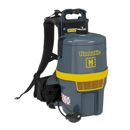 NUMATIC RHB150NX Batteridrevet H-klasse ryggstøvsuger (inkl. 2 batterier)