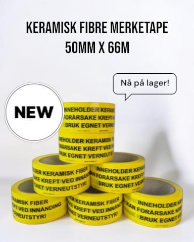 Se Keramisk fibre - Merketape