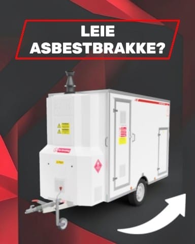 Leie Asbestbrakke?