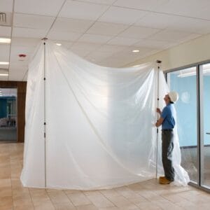 zipwall 12 dust barrier poles in use commercial3 slp4 Photoroom