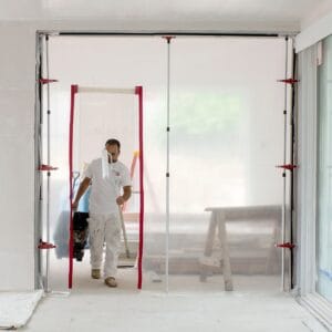 zipwall dus barrier toolkit zwtk in use commercial Photoroom