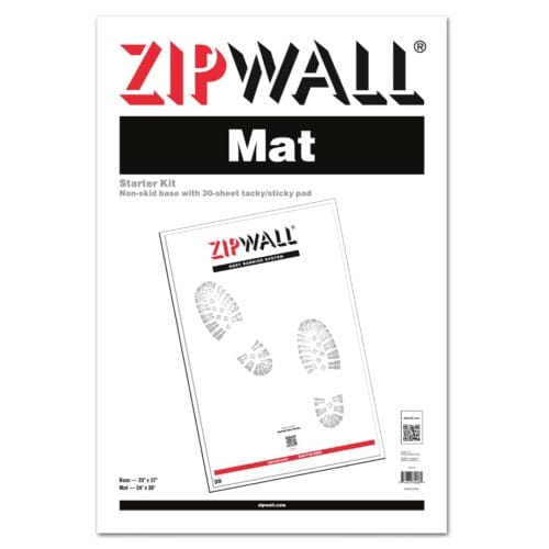 ZipWall® Støvmatte med klebeark – 30 ark