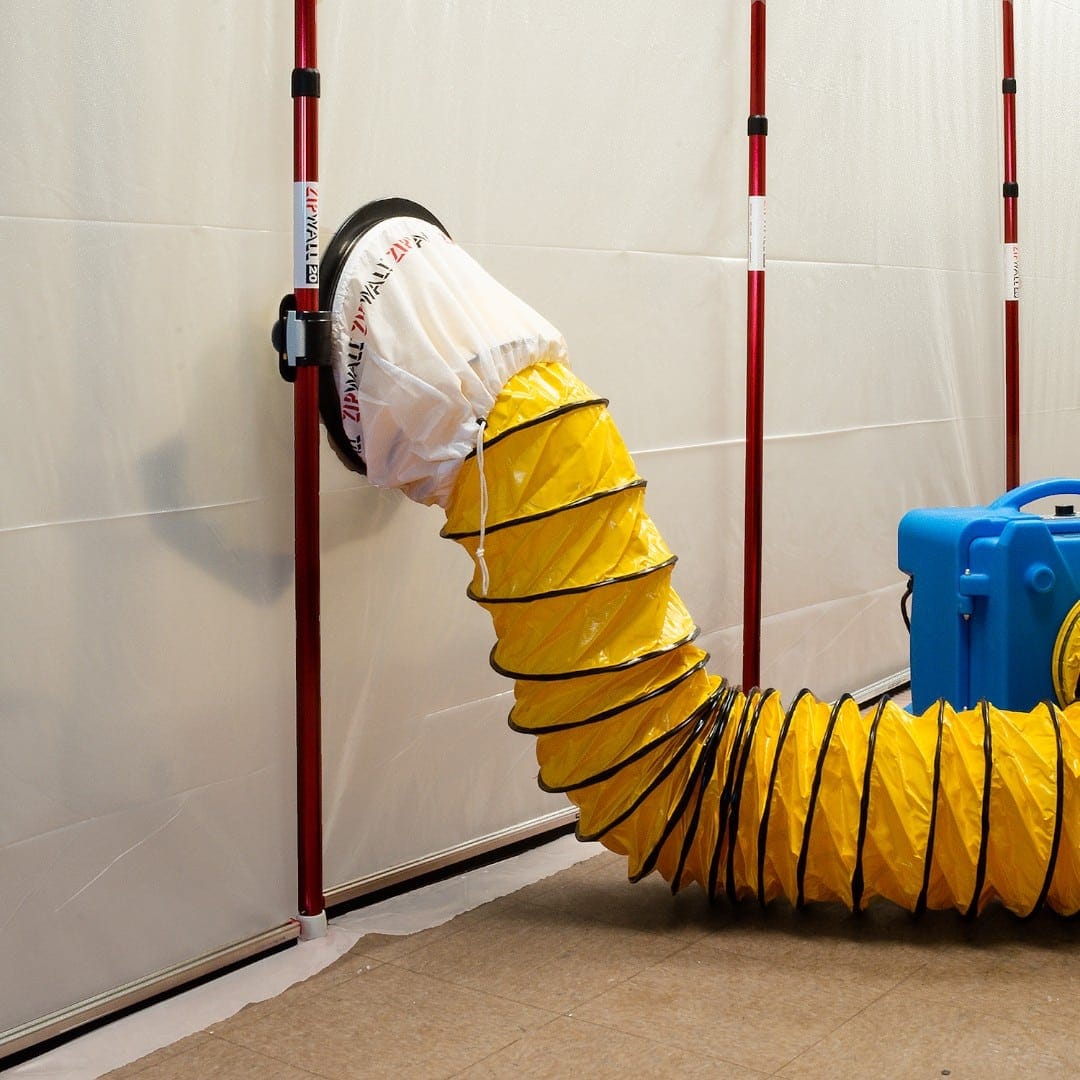 ZipWall® Gjennomføring for ventilasjonsslange