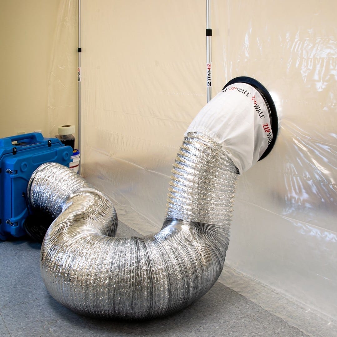 ZipWall® Gjennomføring for ventilasjonsslange